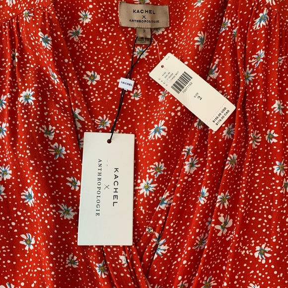 NWT KACHEL x Anthropologie Faux Wrap Dress - Picture 5 of 10